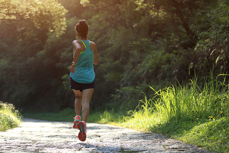 girl running